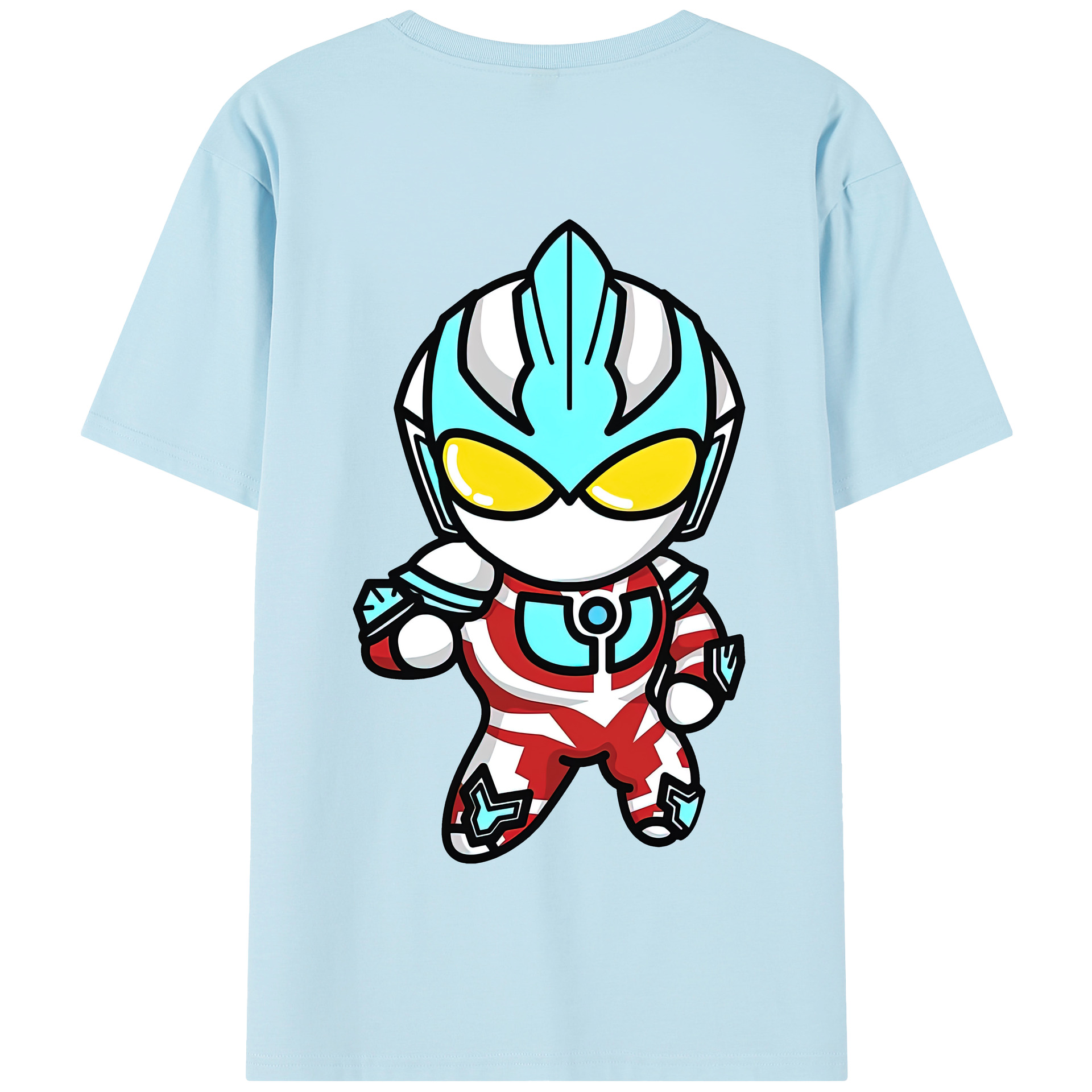 （画像用） ウルトラマン Ultraman 綿100％半袖Tシャツ（背面プリント）